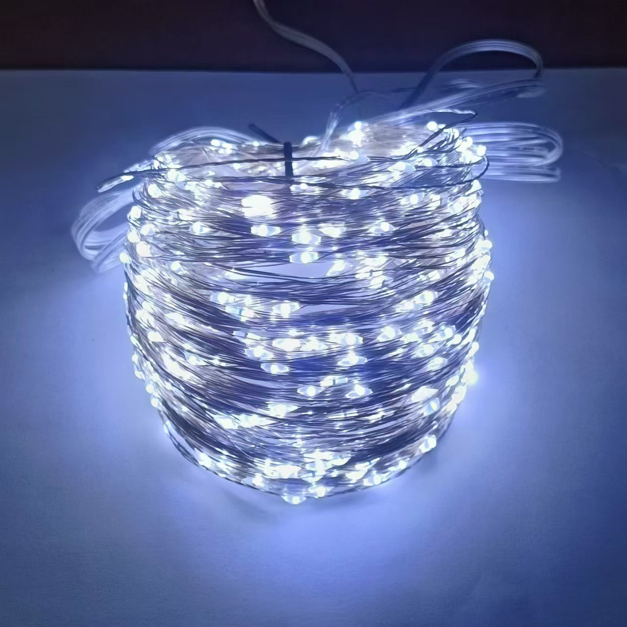 Solar Kupferdraht Feen Lichterkette mit Dual Stake Panels Brehn