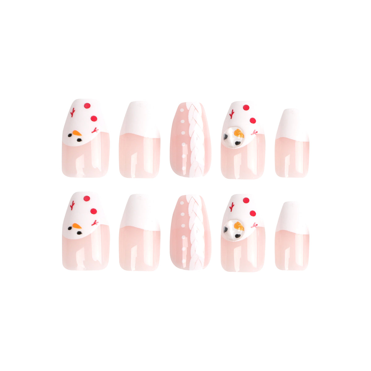 Kunstvolle Nagelkunst im festlichen Winterdesign Brehn