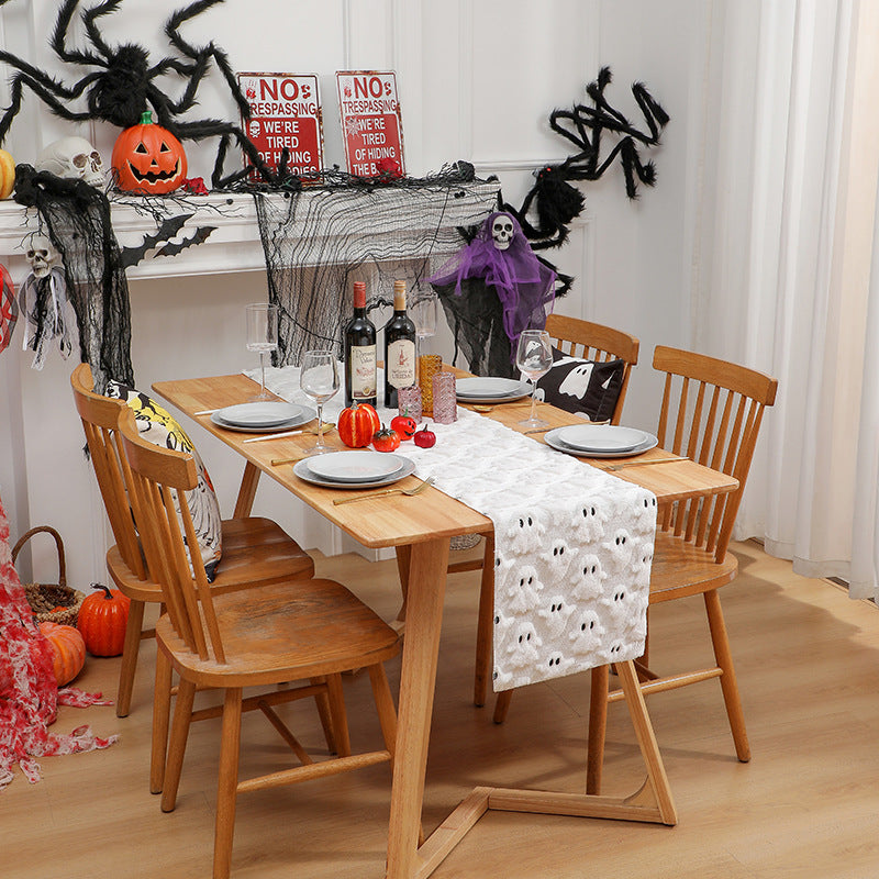 Gespensterdruck Halloween Tischläufer