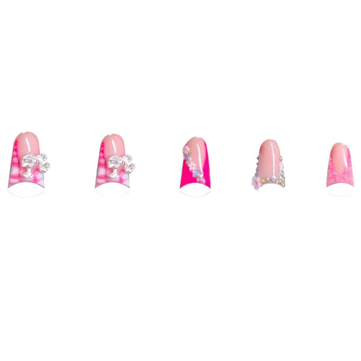 Glamouröse Dekorative Nagelkunstverlängerungen Brehn