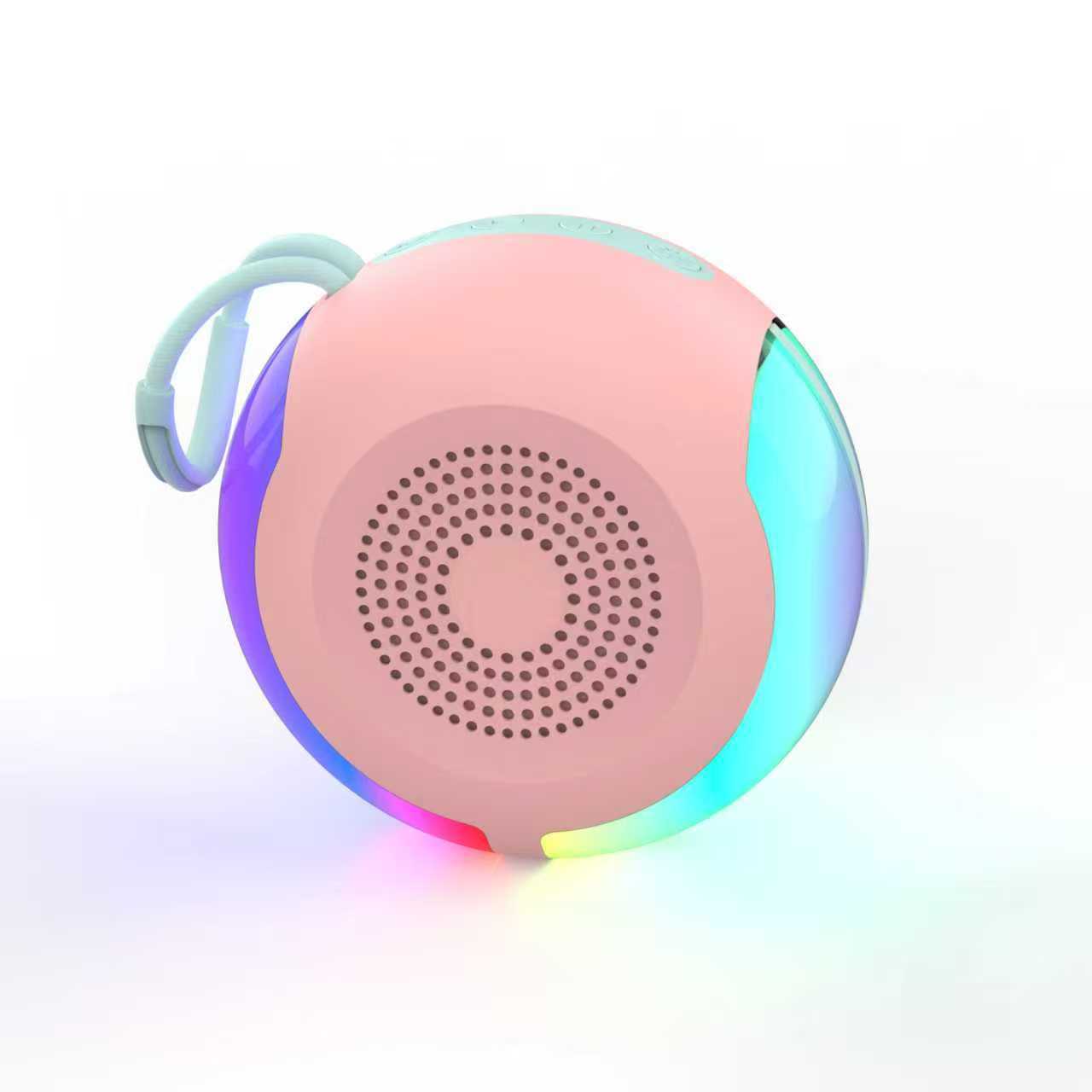Unisex Tragbarer Bluetooth Lautsprecher mit LED-Lichteffekten Brehn