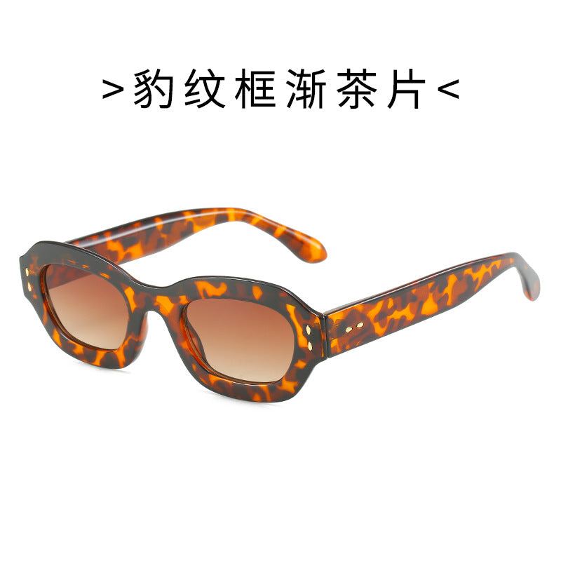 Damen Modische Sonnenbrille im Retro-Stil mit weitem Rahmen Brehn