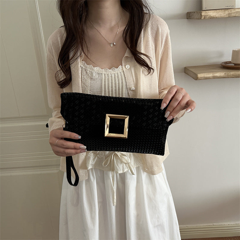 Elegante Texturierte Clutch Tasche