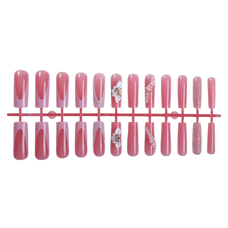 Elegantes Floral Press-On Nagelkunstset Brehn 1788496102