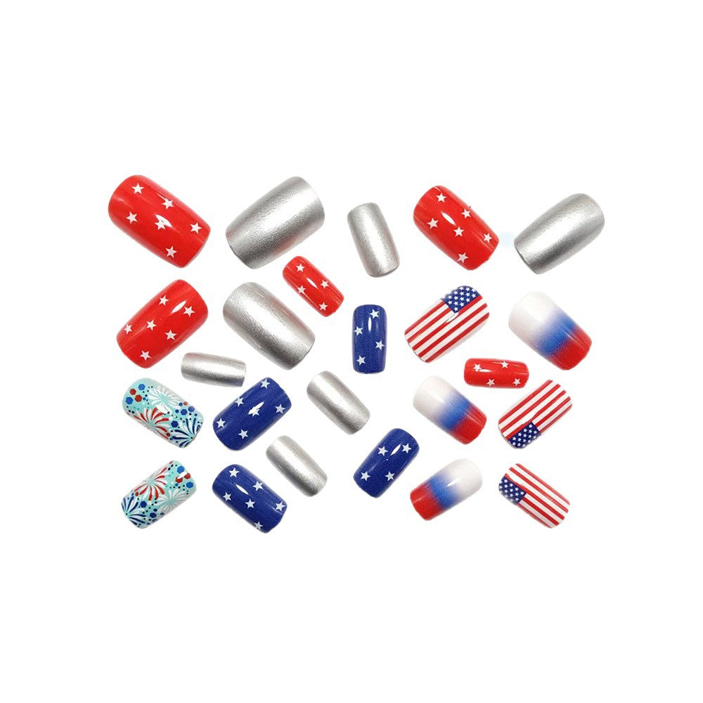 Kunstnagelset mit Patriotischen Motiven Brehn