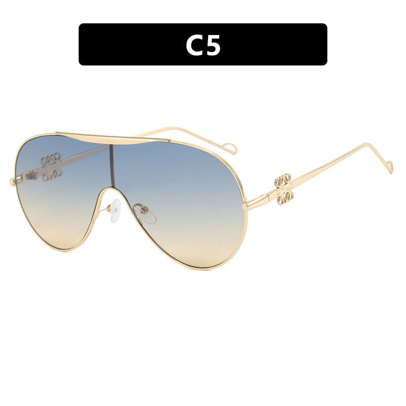 Damen UV-Schutz Sonnenbrille im modischen Pilotenstil Brehn