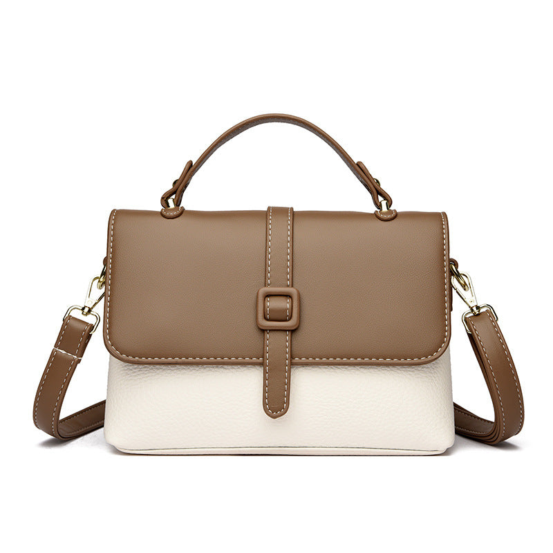 Elegante Zweifarbige Handtasche Brehn