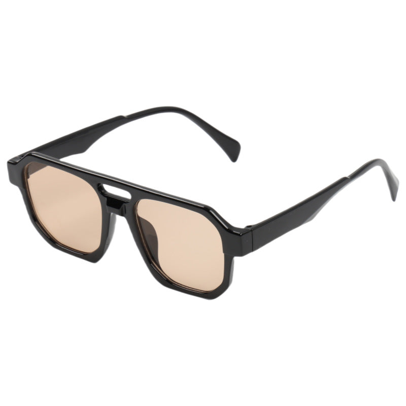 Damen moderne oversized Sonnenbrille mit eckigem Design Brehn