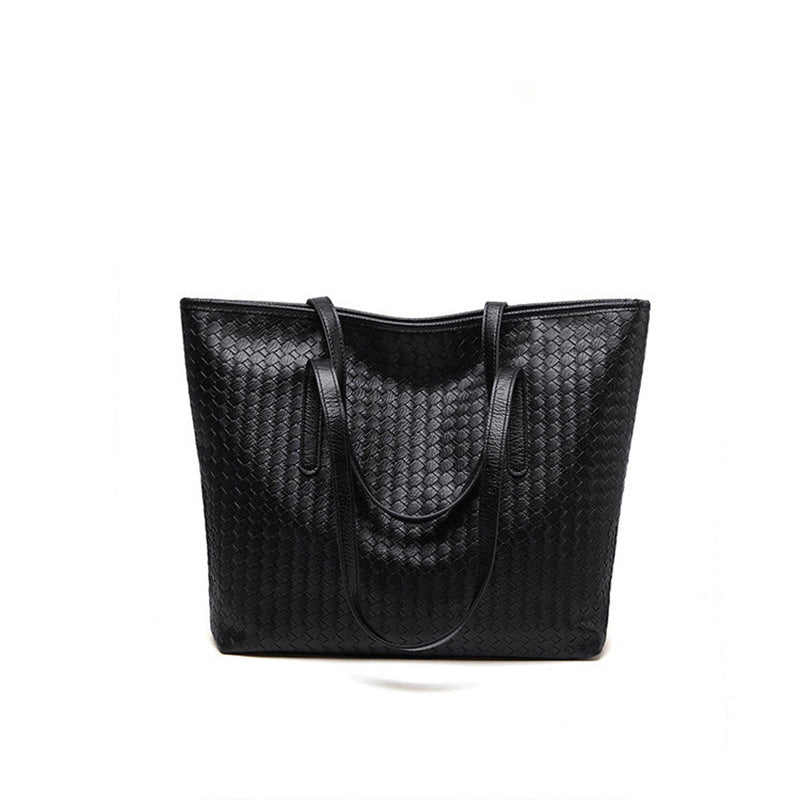 Woven Leather Tote Bag Brehn