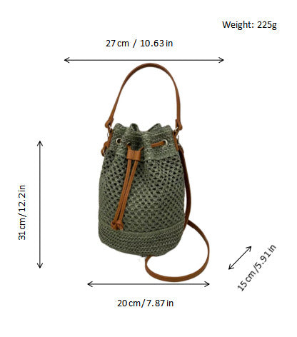 Leichte Makramee Beuteltasche Brehn