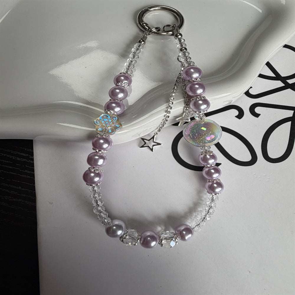 Elegante Perlen Charm Brillenband Brehn