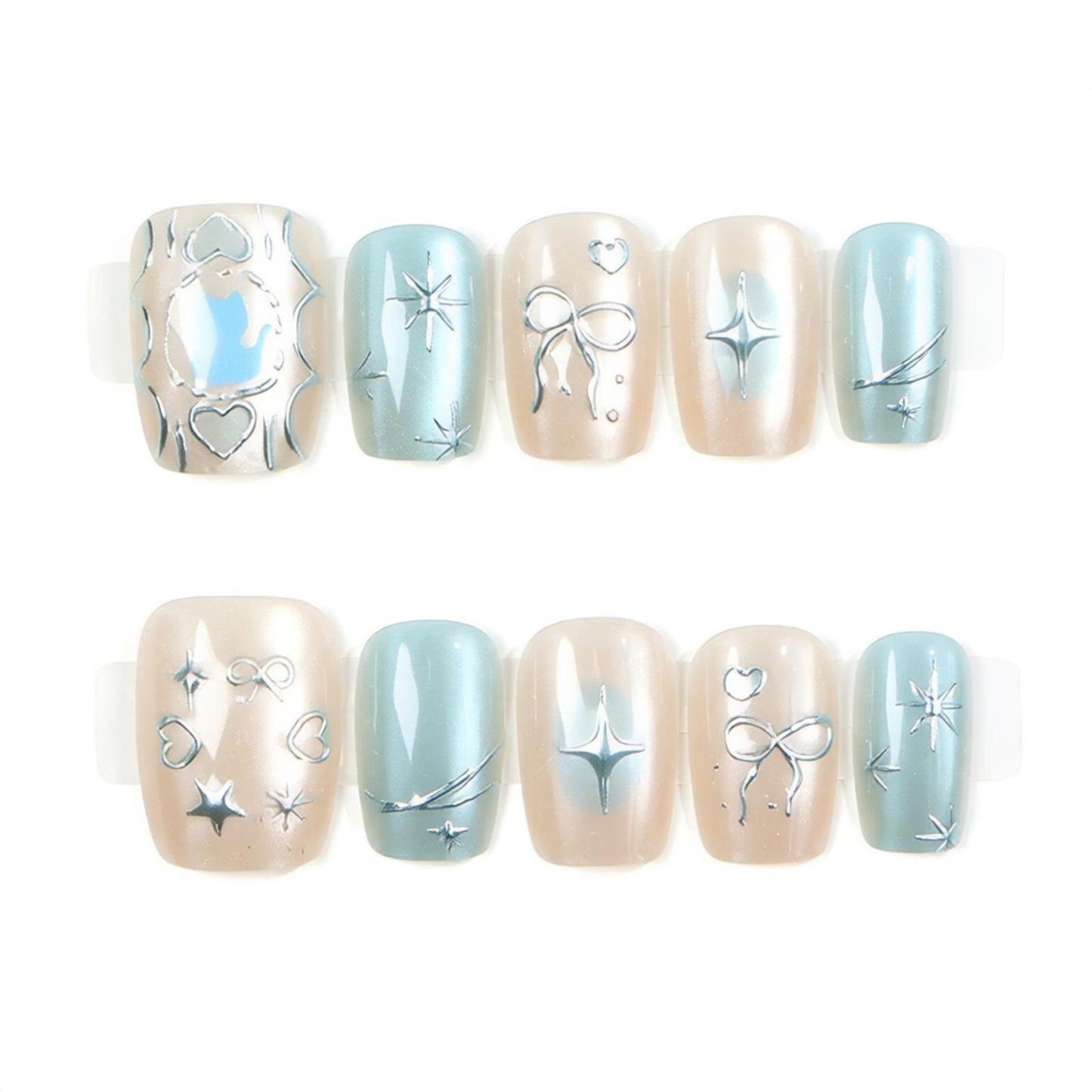 Künstlerisch Themen Press-On Nagelkunst Set Brehn