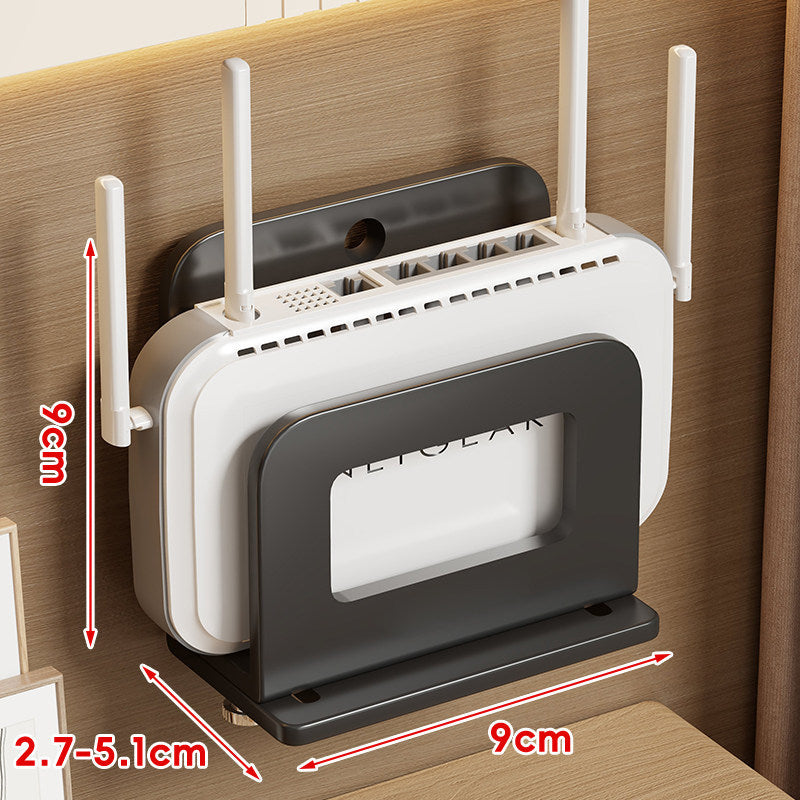 Wandmontierter Router und Modem vertikaler Organizer