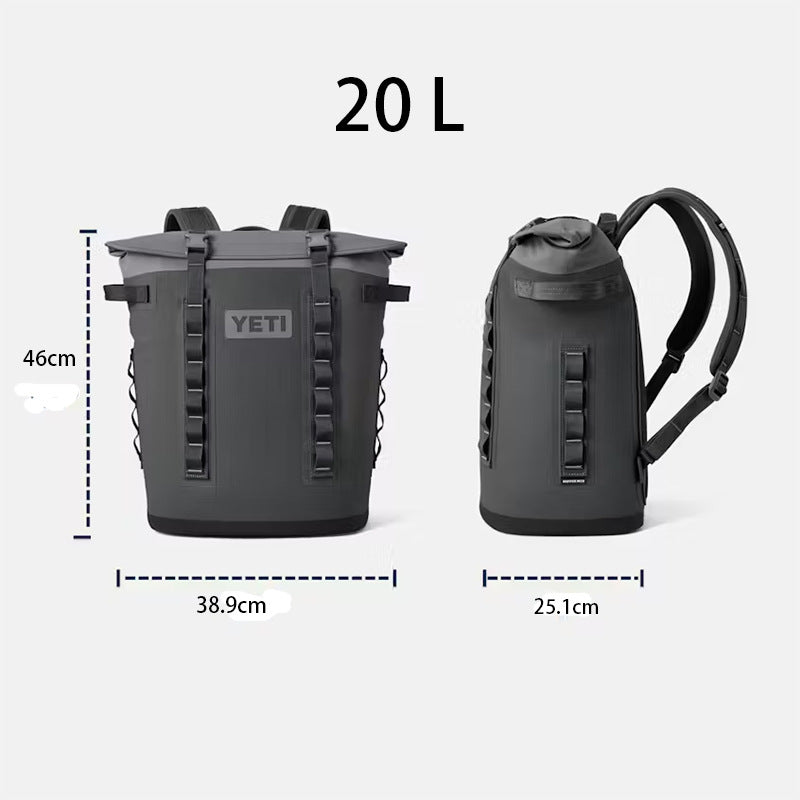 Unisex nan robuster wasserdichter Kühlrucksack mit Rollverschluss und strapazierfähiger Außenschale Brehn