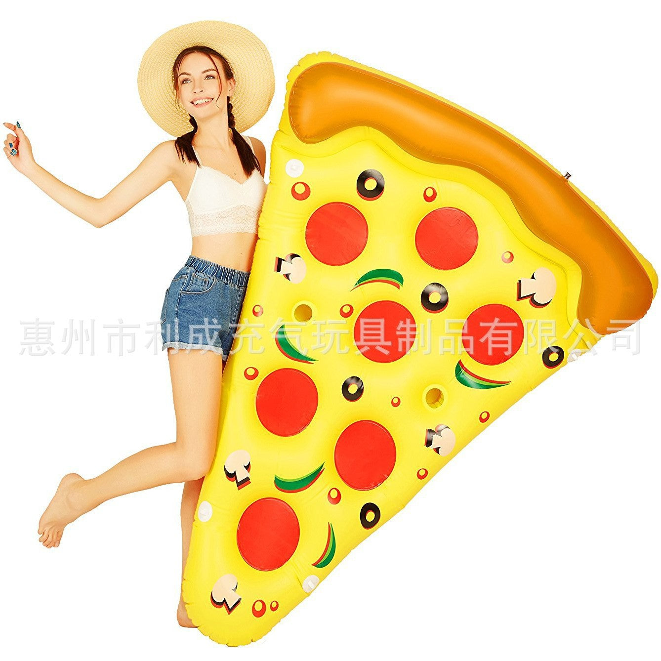 Damen Aufblasbare Pizza-Liege Brehn