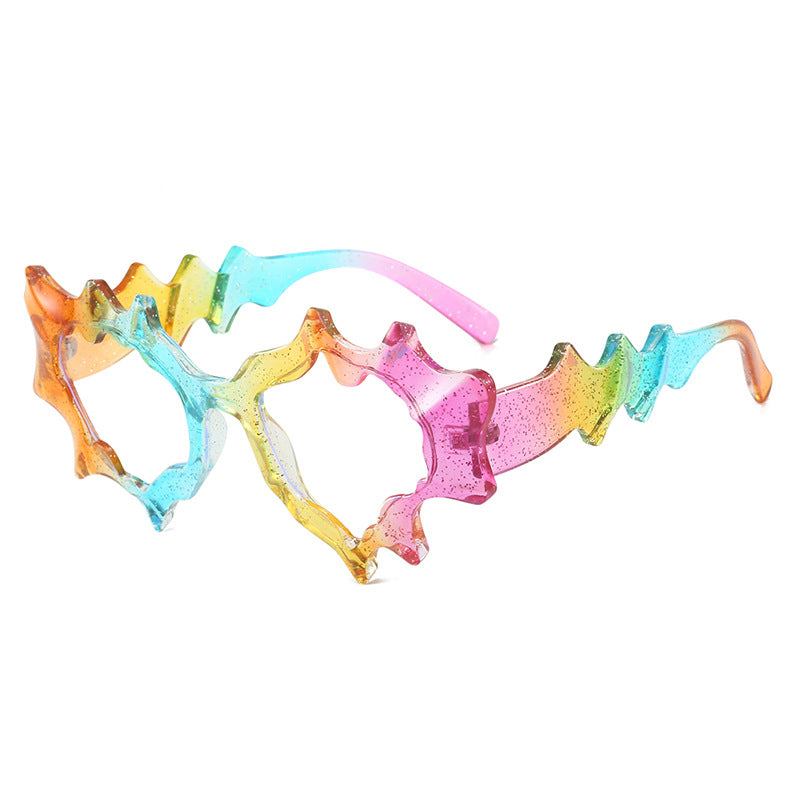 Damen auffällige künstlerische Sonnenbrille Brehn