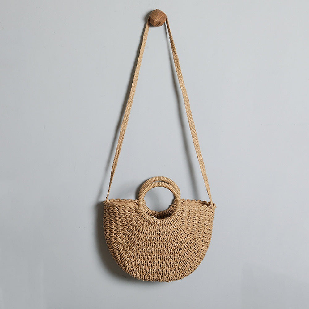 Handgefertigte Strohtasche Brehn