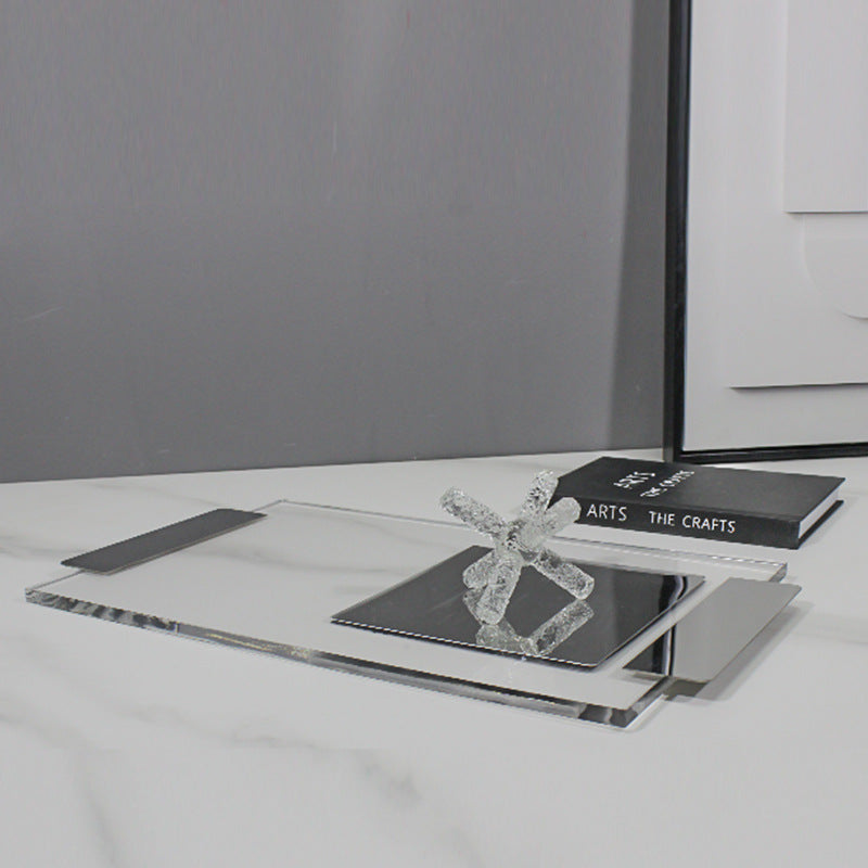 Acryl Dekoratives Serviertablett