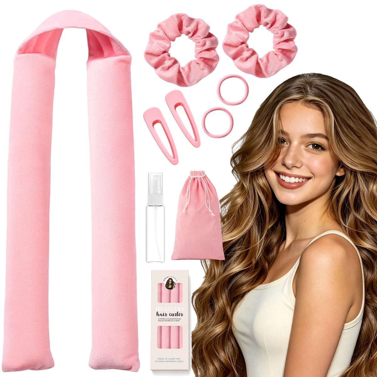 Hitzefreies Haarlocken-Kit