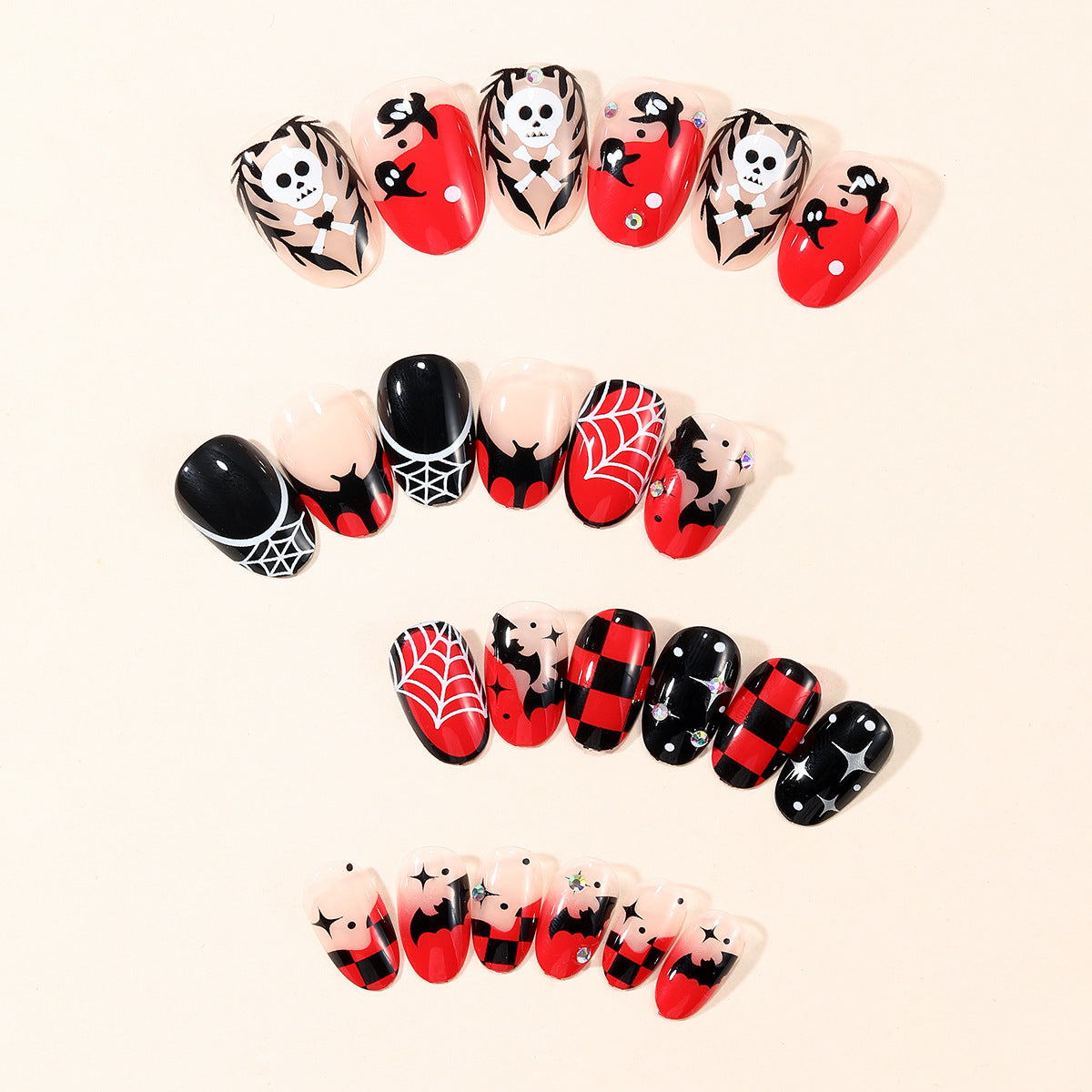Halloween-Themen 3D Nagelkunst Erweiterungen Brehn 1789713348