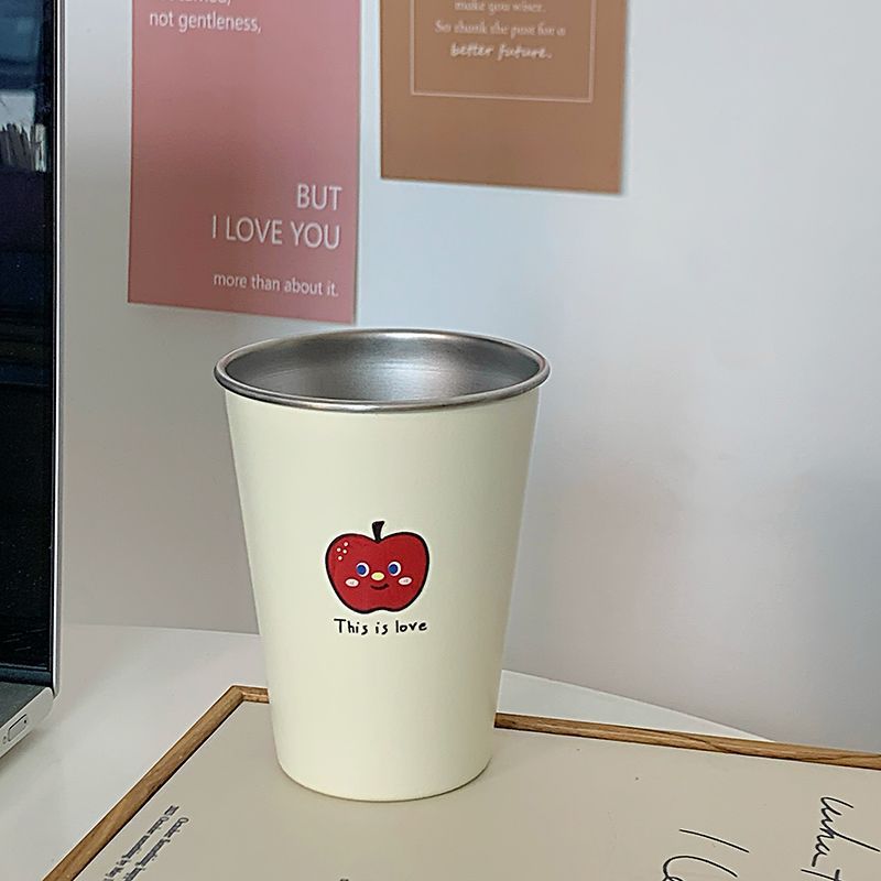 Multifunktionale Keramiktasse mit Fröhlichem Apfelmotiv Brehn