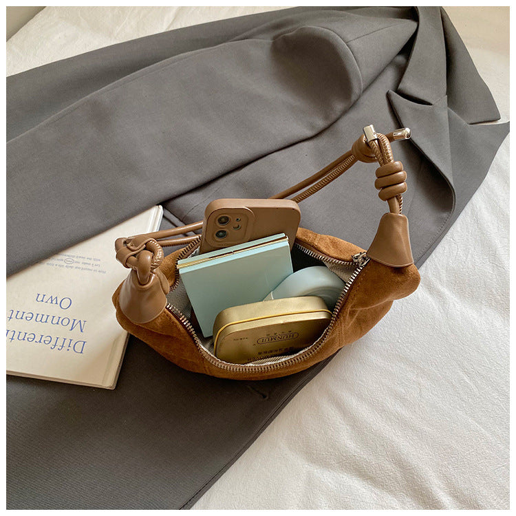 Designer Wildleder-Handtasche