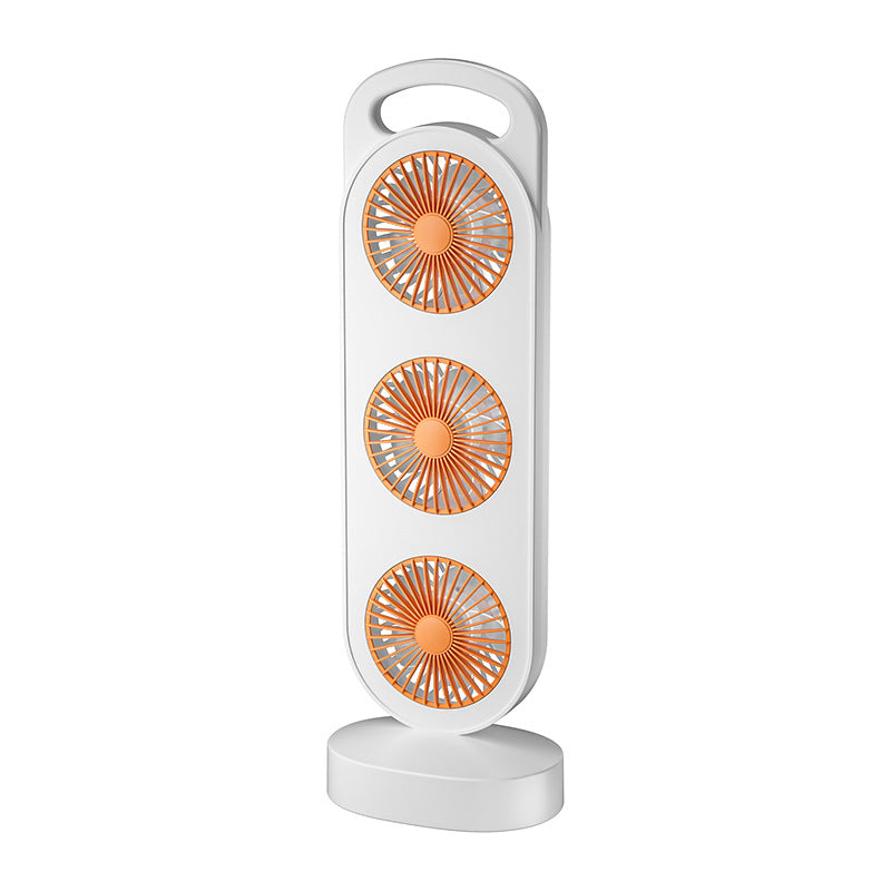 Unisex Multi-Head Tragbarer Schreibtischventilator Brehn