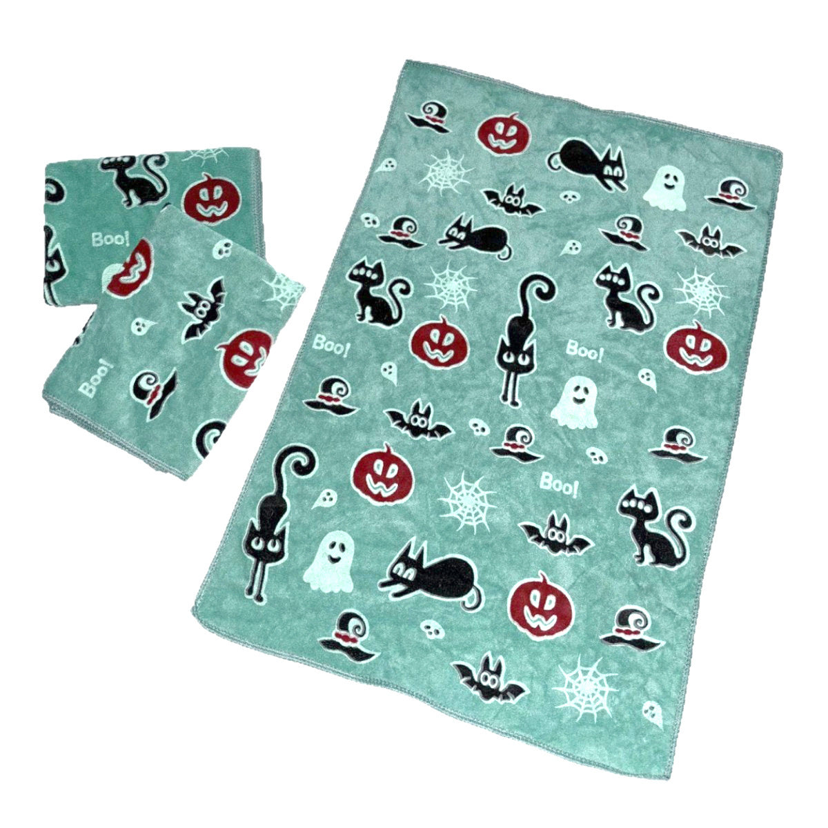 Frotteehandtuchset Mit Verspieltem Halloween-Motiv Brehn