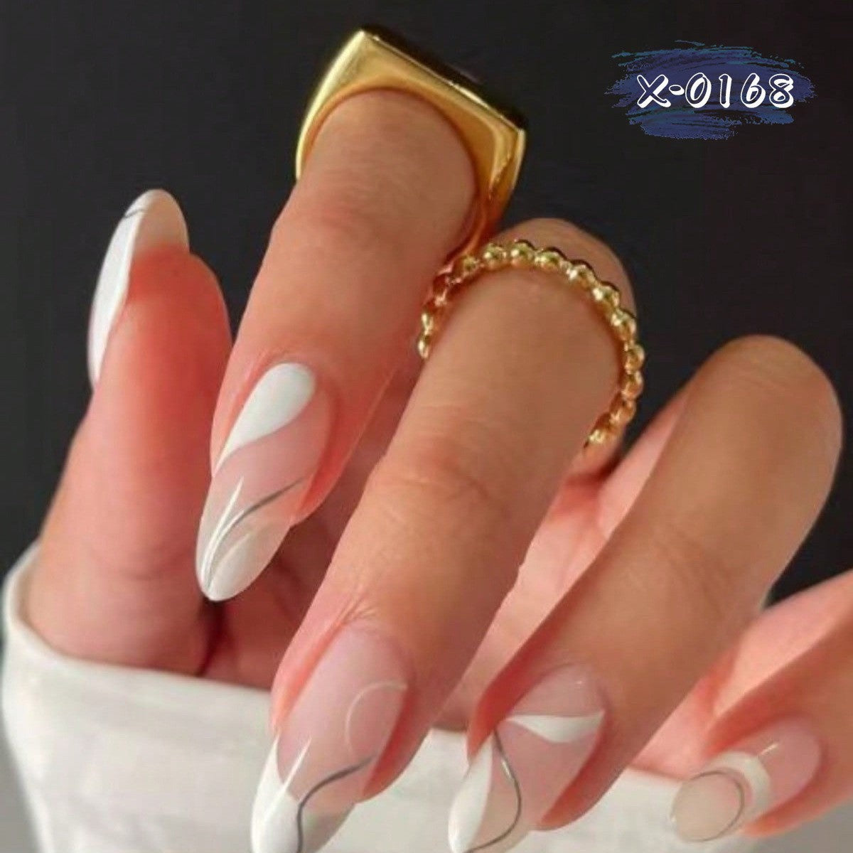 Künstlerisches Abstract Nageldesign Set