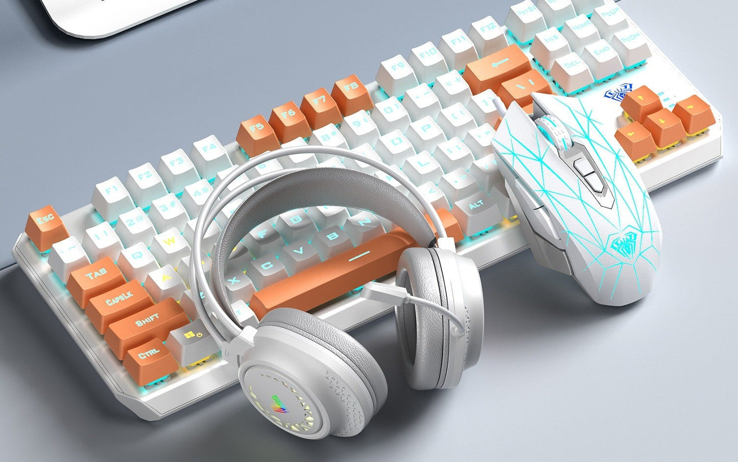 Mechanische Gaming-Tastatur und Maus Set Brehn