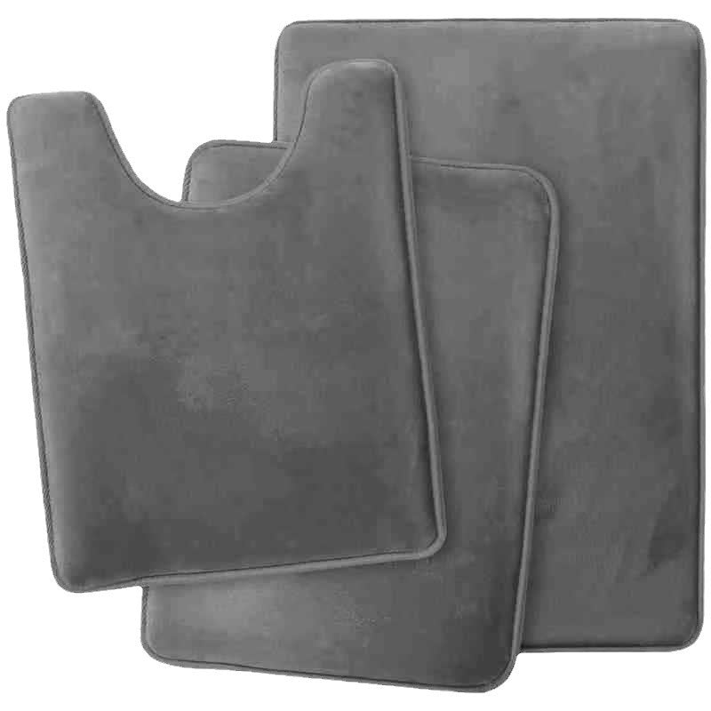 Ultra-Comfort Plüsch Badezimmermatten-Set