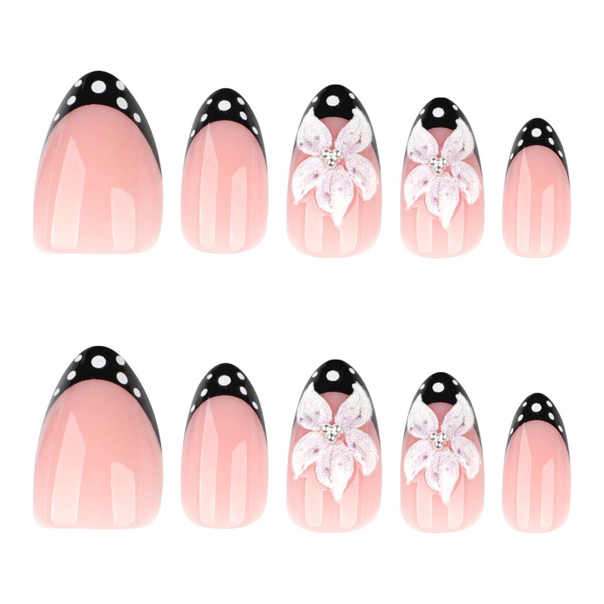 Kunstvolle Nagelkunst mit floralen Designs und eleganten Akzenten Brehn