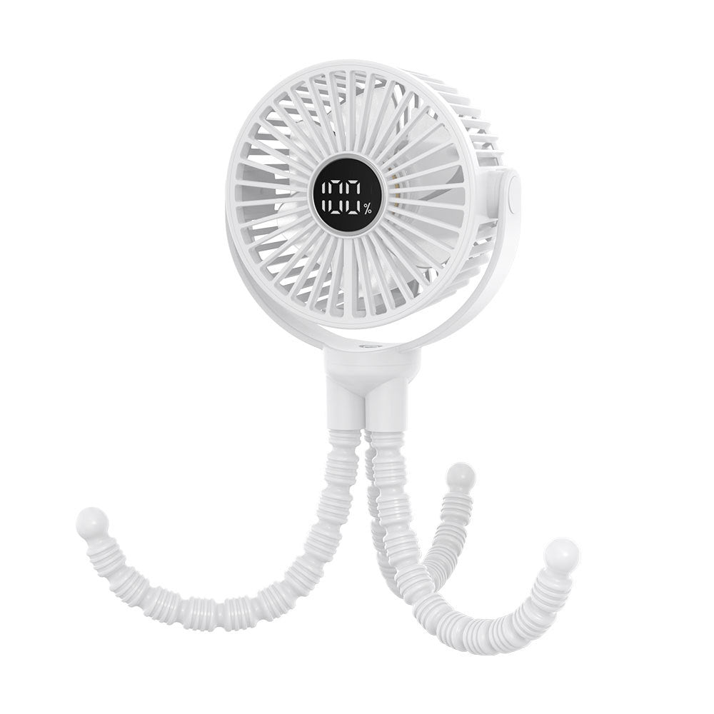 Unisex Flexible Arm Portable Fan Brehn