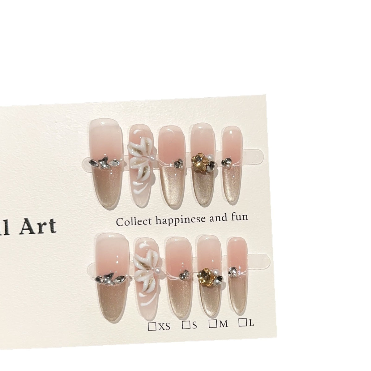Kreatives Floral Nagelkunst Set