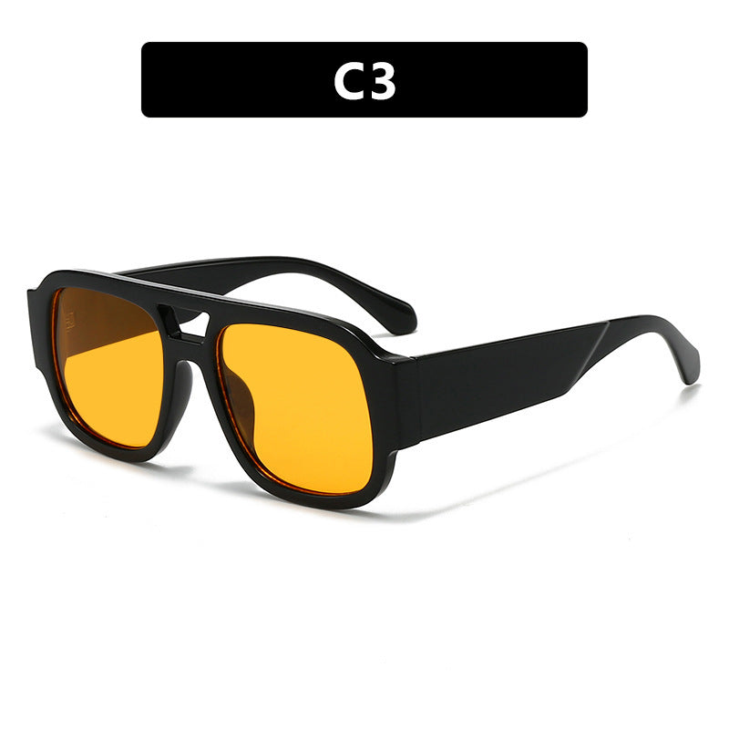 Damen moderne Sonnenbrille im eleganten Rechteckdesign Brehn