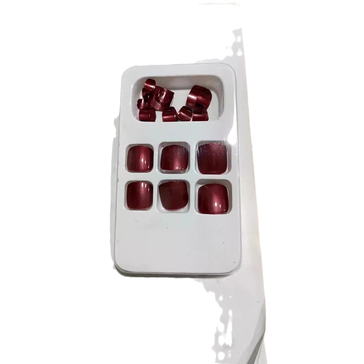 Premium Glänzendes Press-On Nagelset Brehn