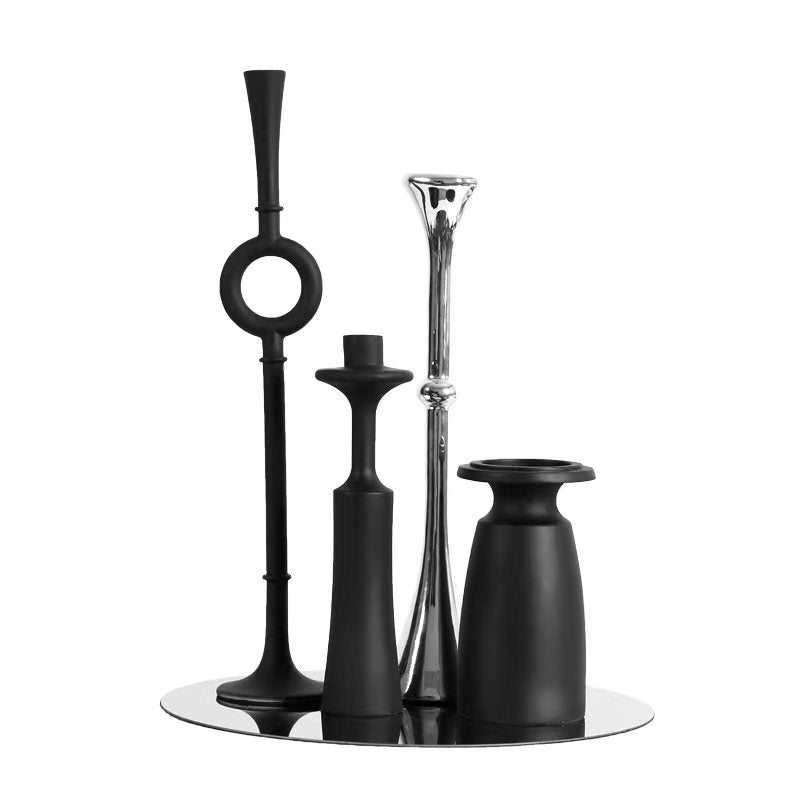 Künstlerisches Kerzenhalter-Set
