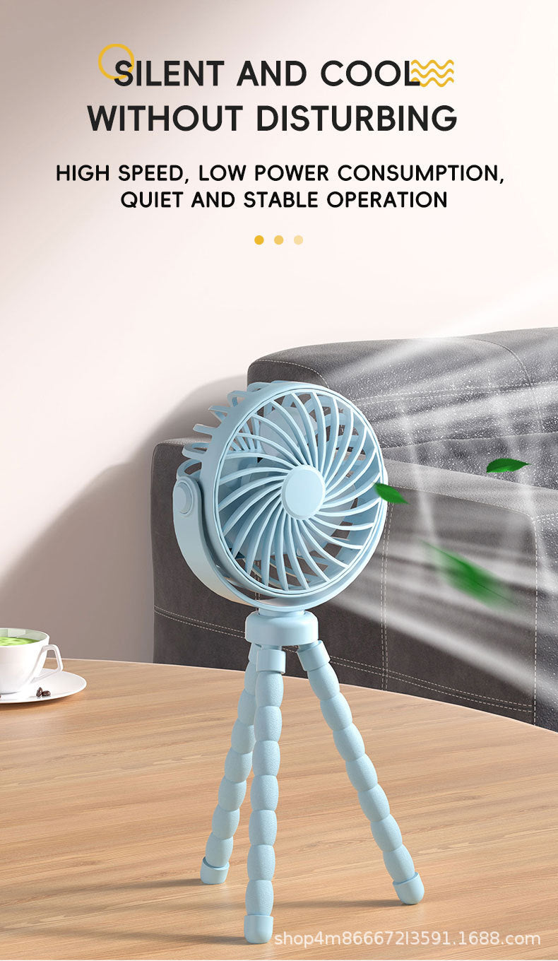 Portable USB wiederaufladbarer Tischventilator Brehn