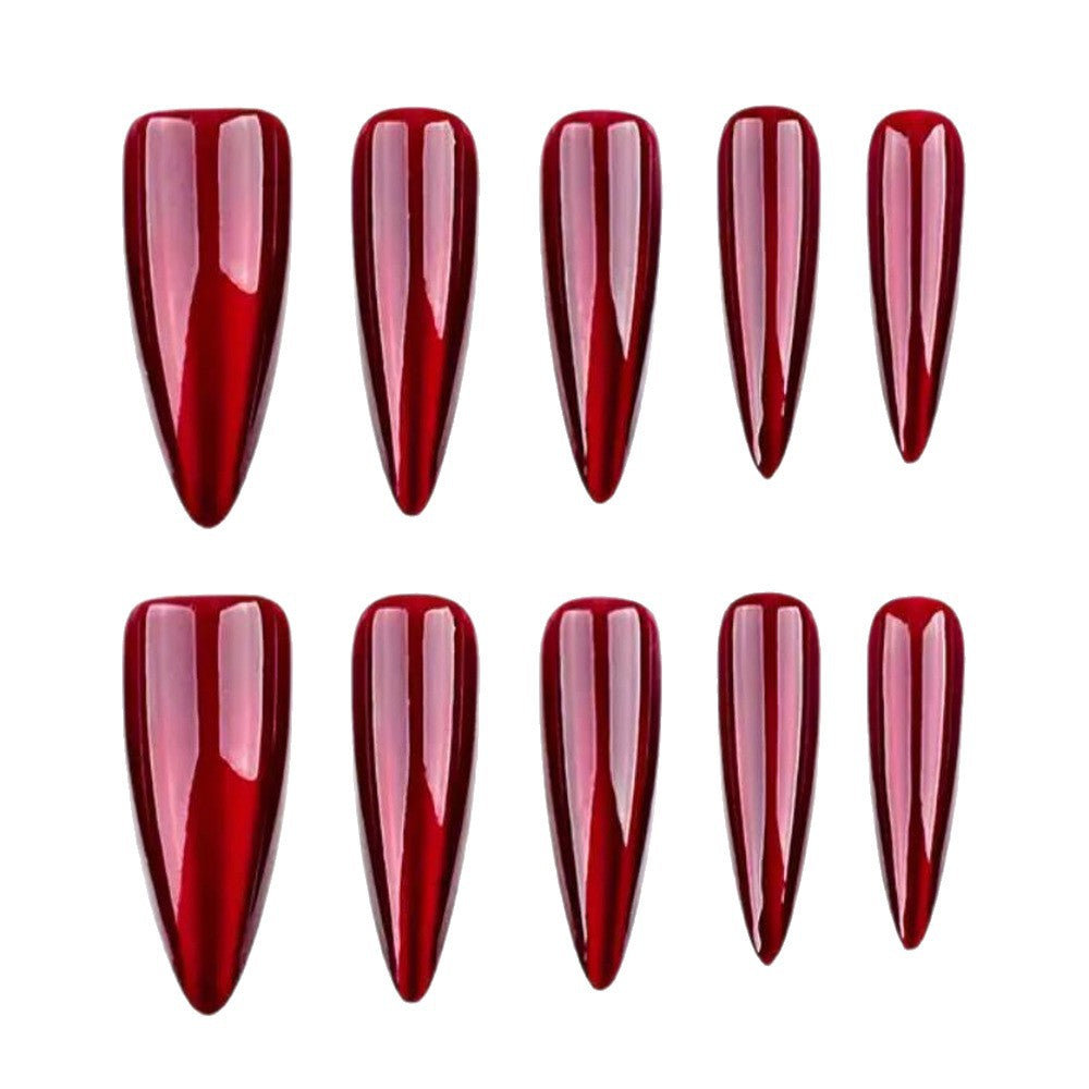 Premium Glänzende Stiletto Falschnagel Kollektion Brehn