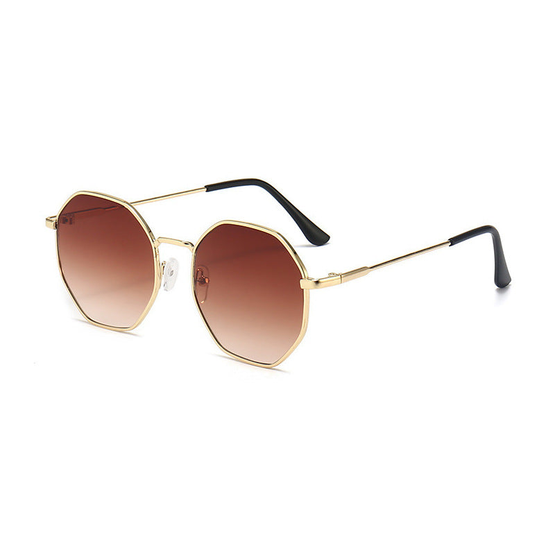 Damen Geometrische Sonnenbrille mit hochwertigen UV-Schutzgläsern Brehn