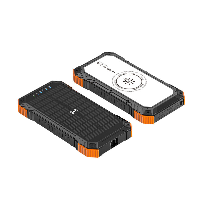 Robuste Solar Powerbank mit Kabelloser Ladetechnologie Brehn