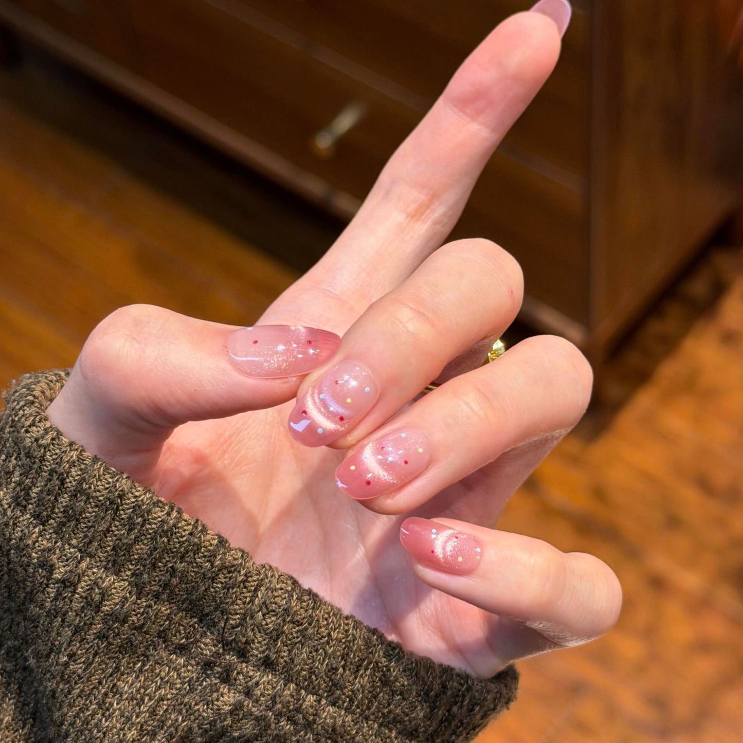 Kunstnägel mit Glamourösem Glitzereffekt Brehn
