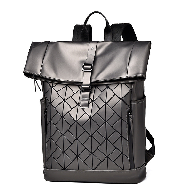 Geometrisch gemusterter urbaner Rucksack Brehn