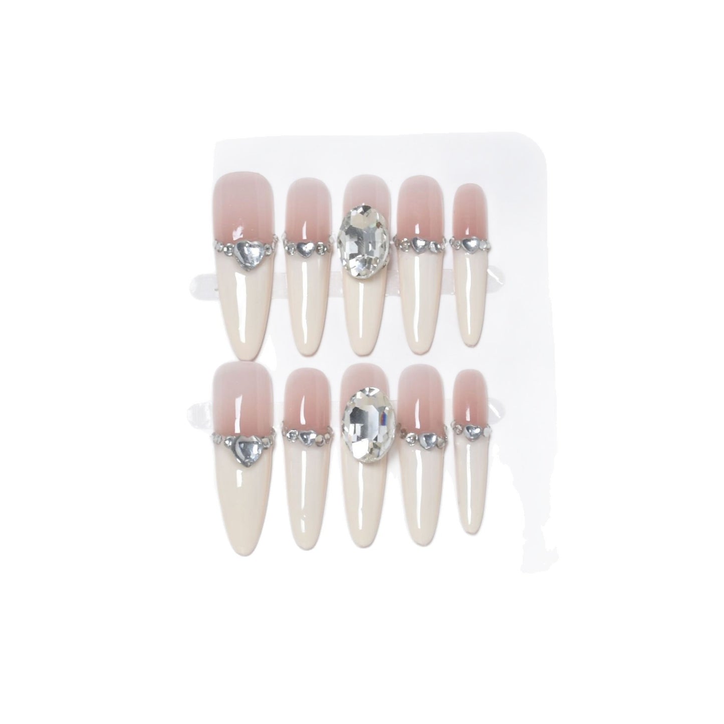 Elegante Stiletto Druck-Nagelkunst Brehn