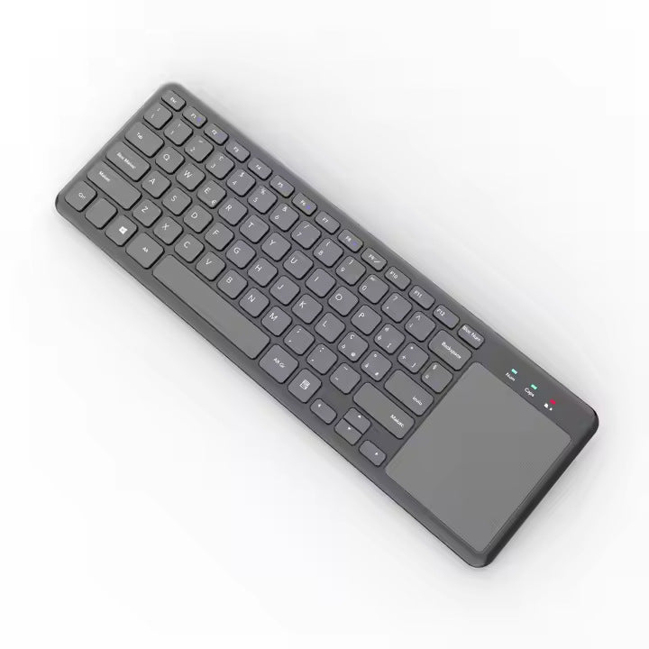 Ultra-Schlanke Kabellose Tastatur mit Touchpad Brehn
