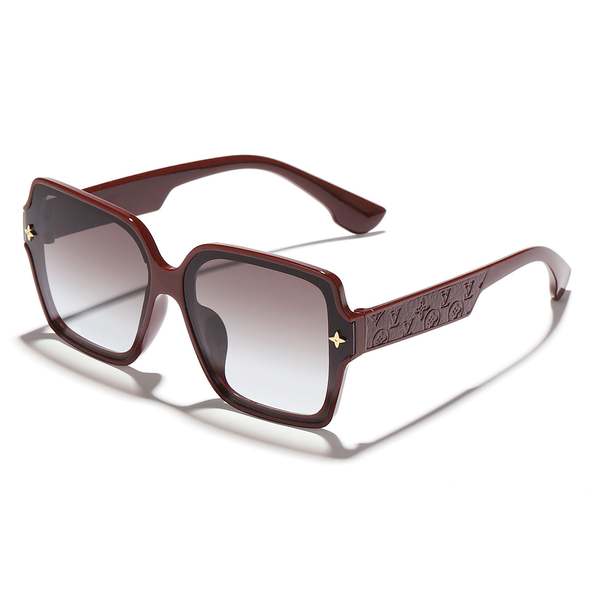 Damen stilvolle oversized Sonnenbrille mit modischem Rahmen Brehn