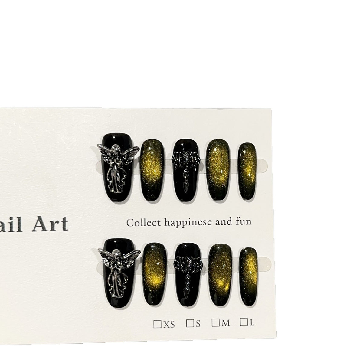 Gothic Fantasy Press-On Nail Art Set