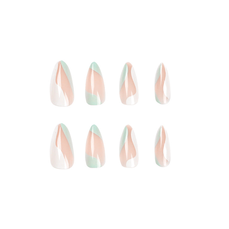 Künstliche Nagelverlängerungen mit stilvollem Design Brehn