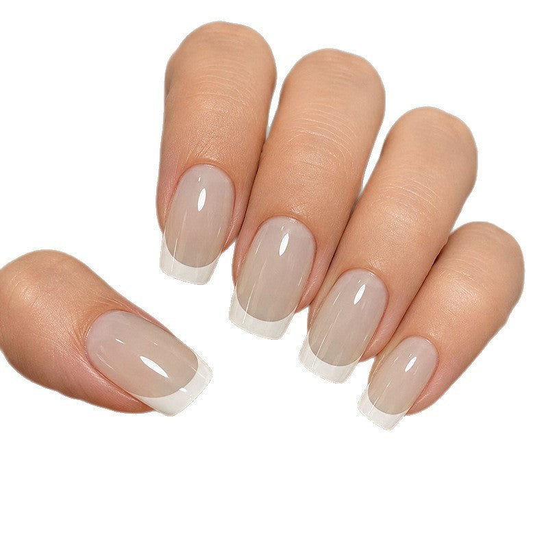 Elegante French Tip Acryl-Nagelverlängerungen Brehn 1789915965