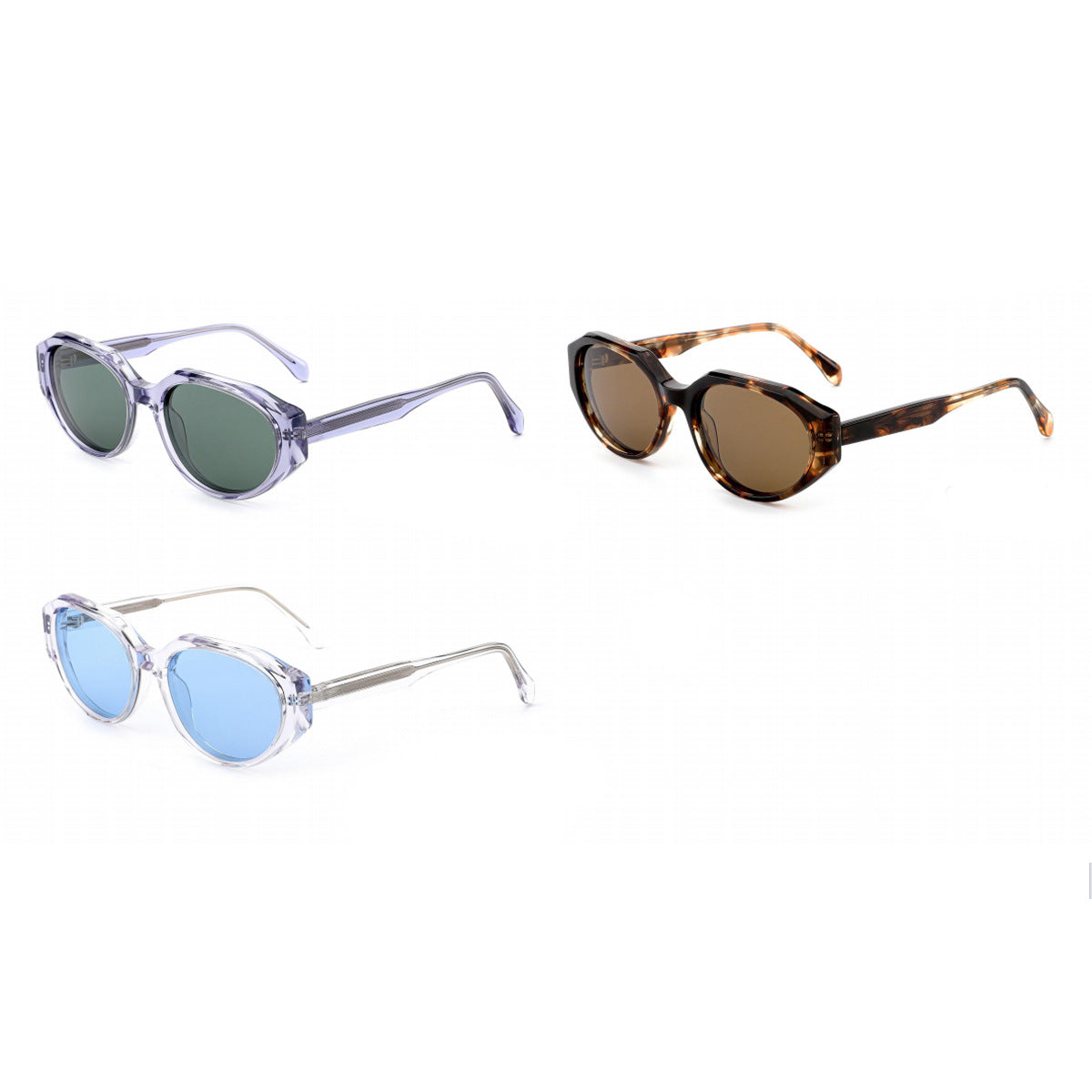 Damen Sonnenbrille im modernen, transparenten Design mit hochentwickelten Gläsern Brehn